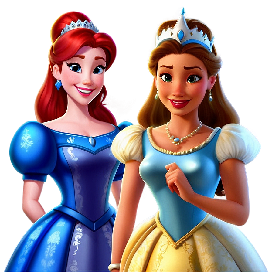 Princesses In The Spotlight Png 06242024 PNG Image