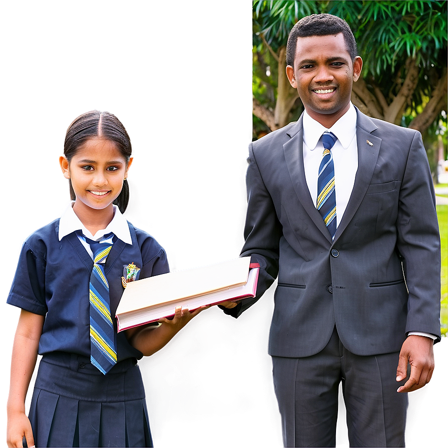 Principal And Pupils Png 17 PNG Image