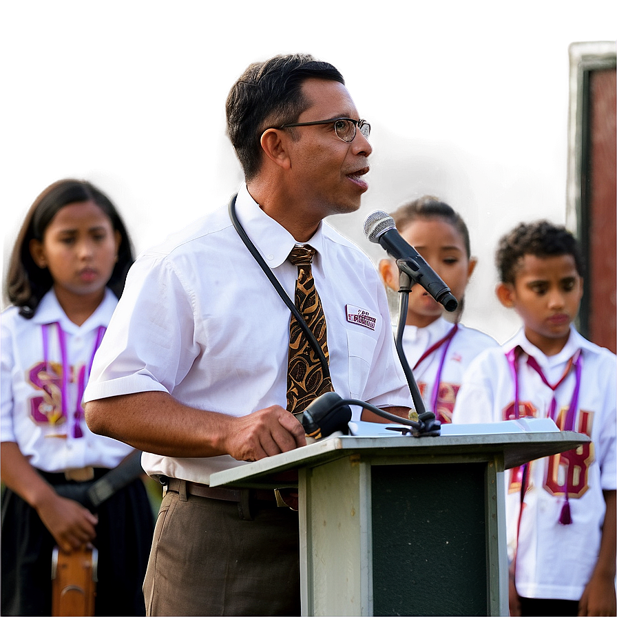 Principal Giving Speech Png Yoy8 PNG Image