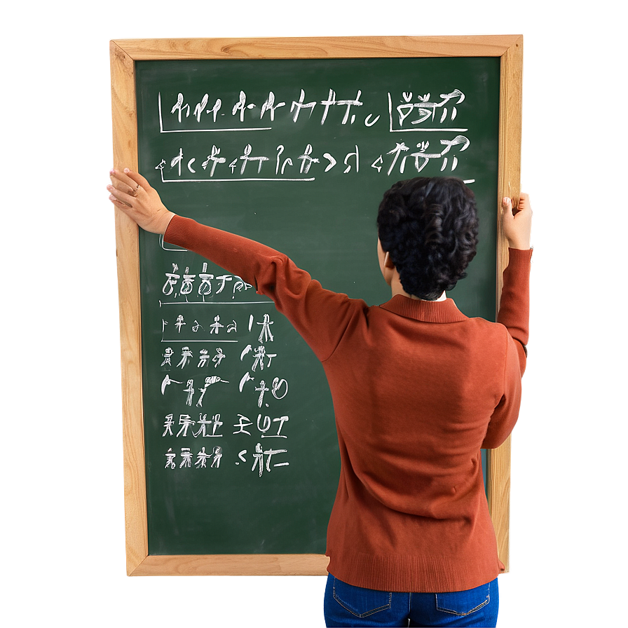 Principal With Chalkboard Png 17 PNG Image