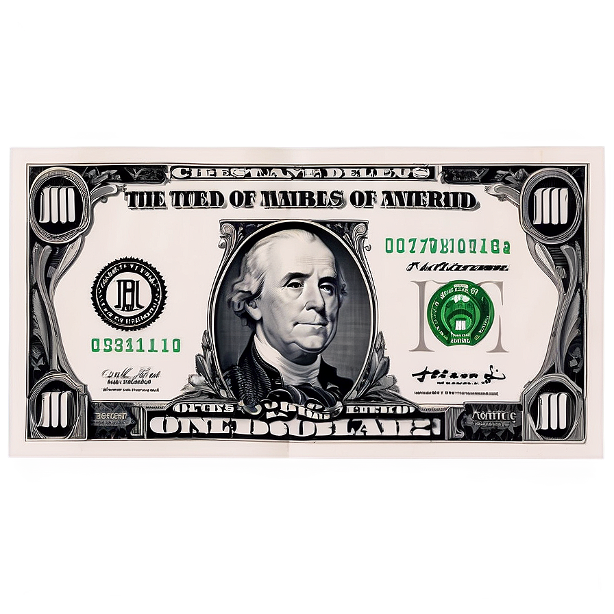 Printable Dollar Bill Template Png Oyh81 PNG Image