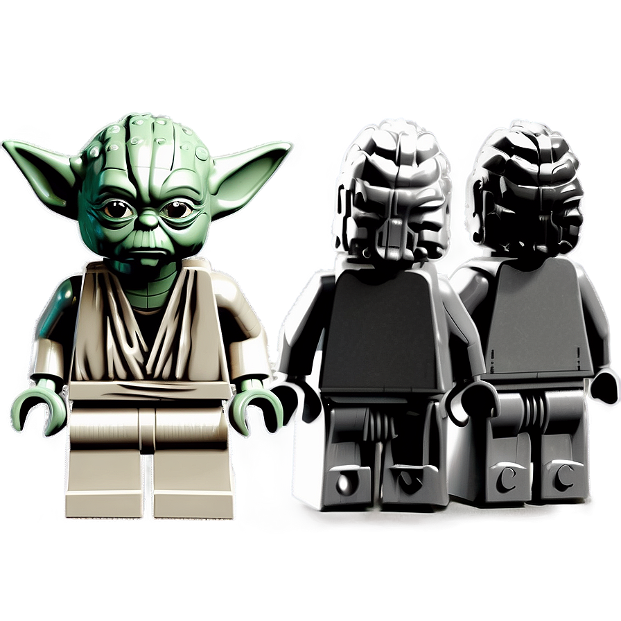 Printable Lego Yoda Blueprint Png 42 PNG Image