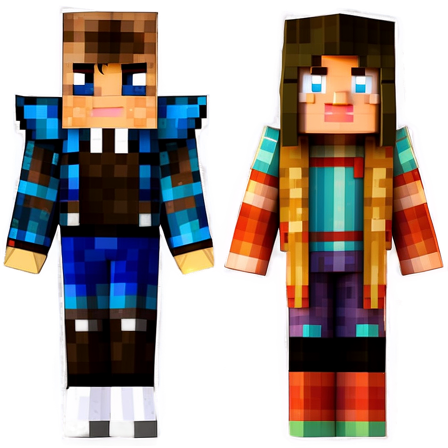 Printable Minecraft Characters Png Vuw PNG Image