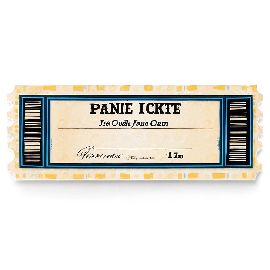 Printable Raffle Ticket Png Raf39 PNG Image