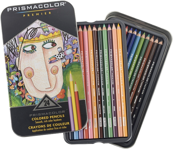 Prismacolor Premier Colored Pencils Set PNG Image