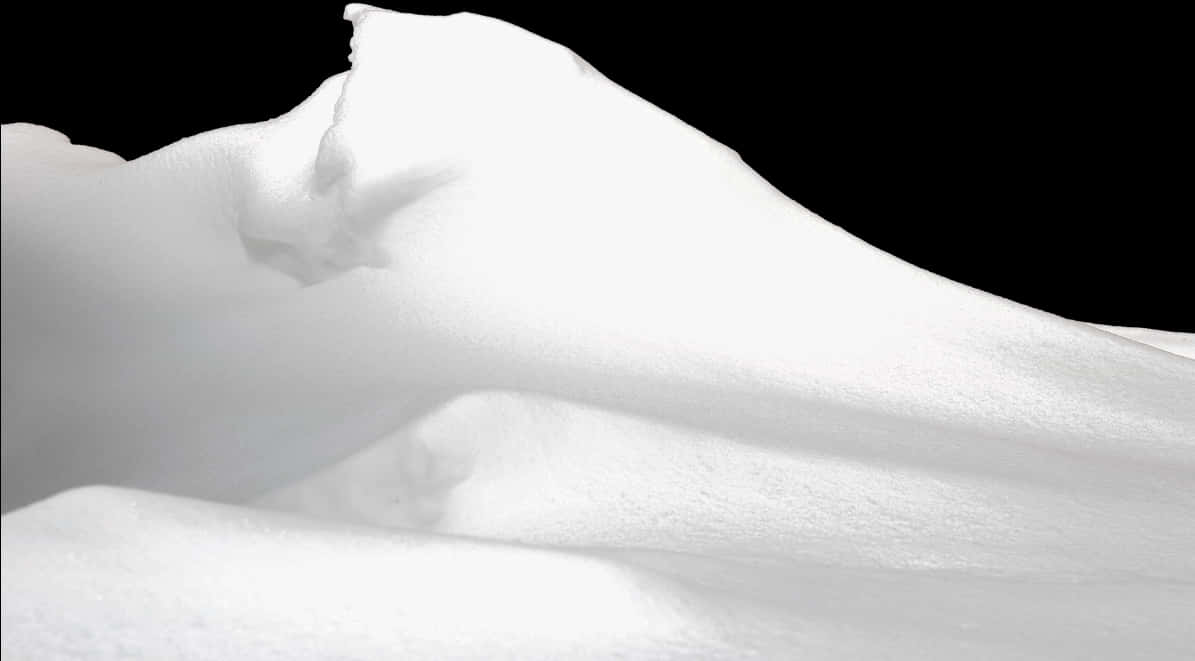 Pristine Snow Drifts PNG Image