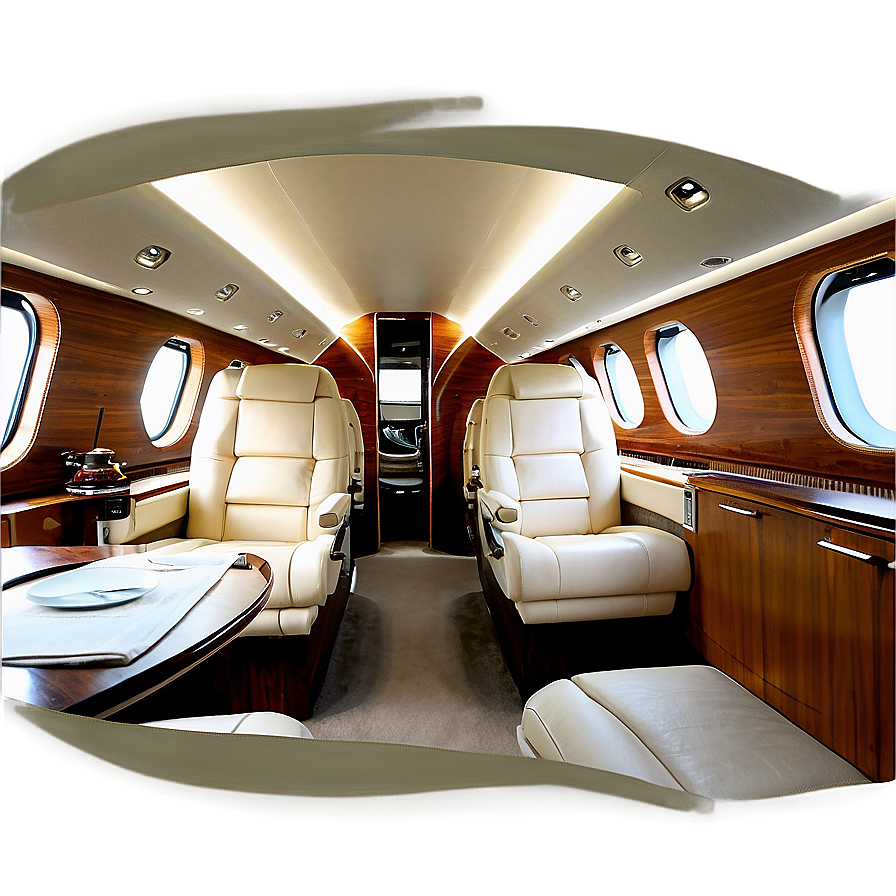 Private Jet Interior Png 1 PNG Image