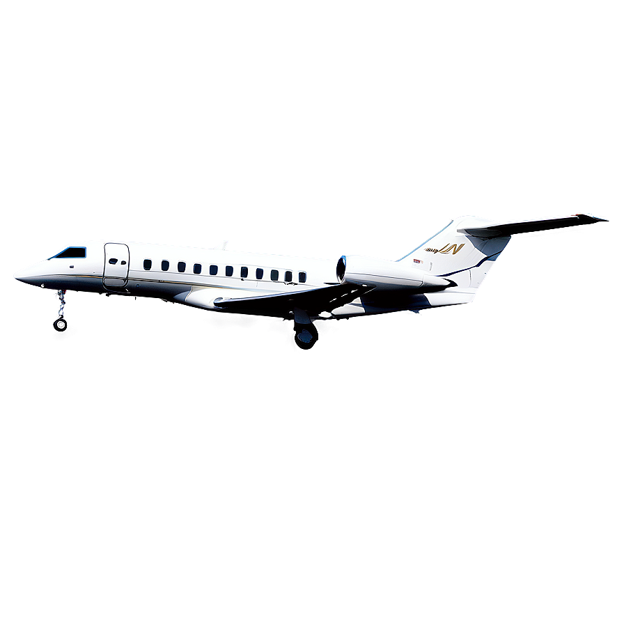 Private Jet Night Flight Png Fsf PNG Image