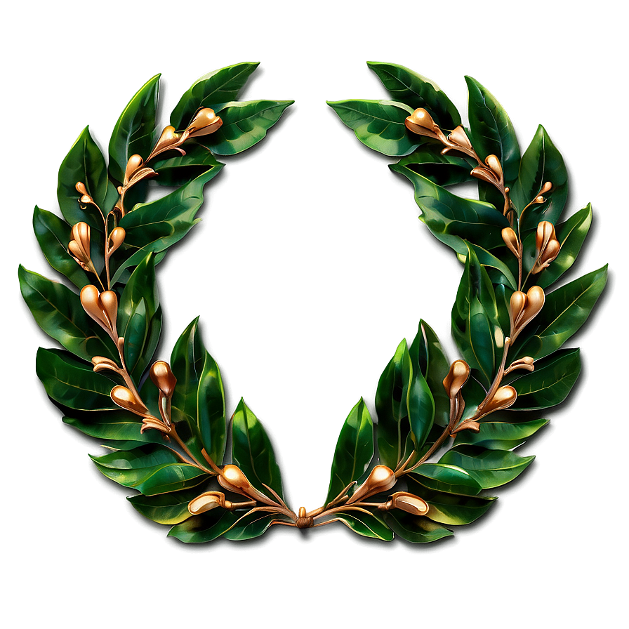 Prize Laurel Wreath Png 06262024 PNG Image