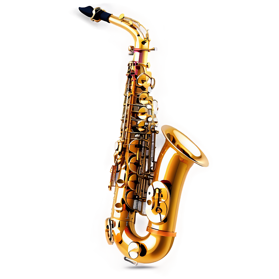 Professional Alto Saxophone Png Vib PNG Image