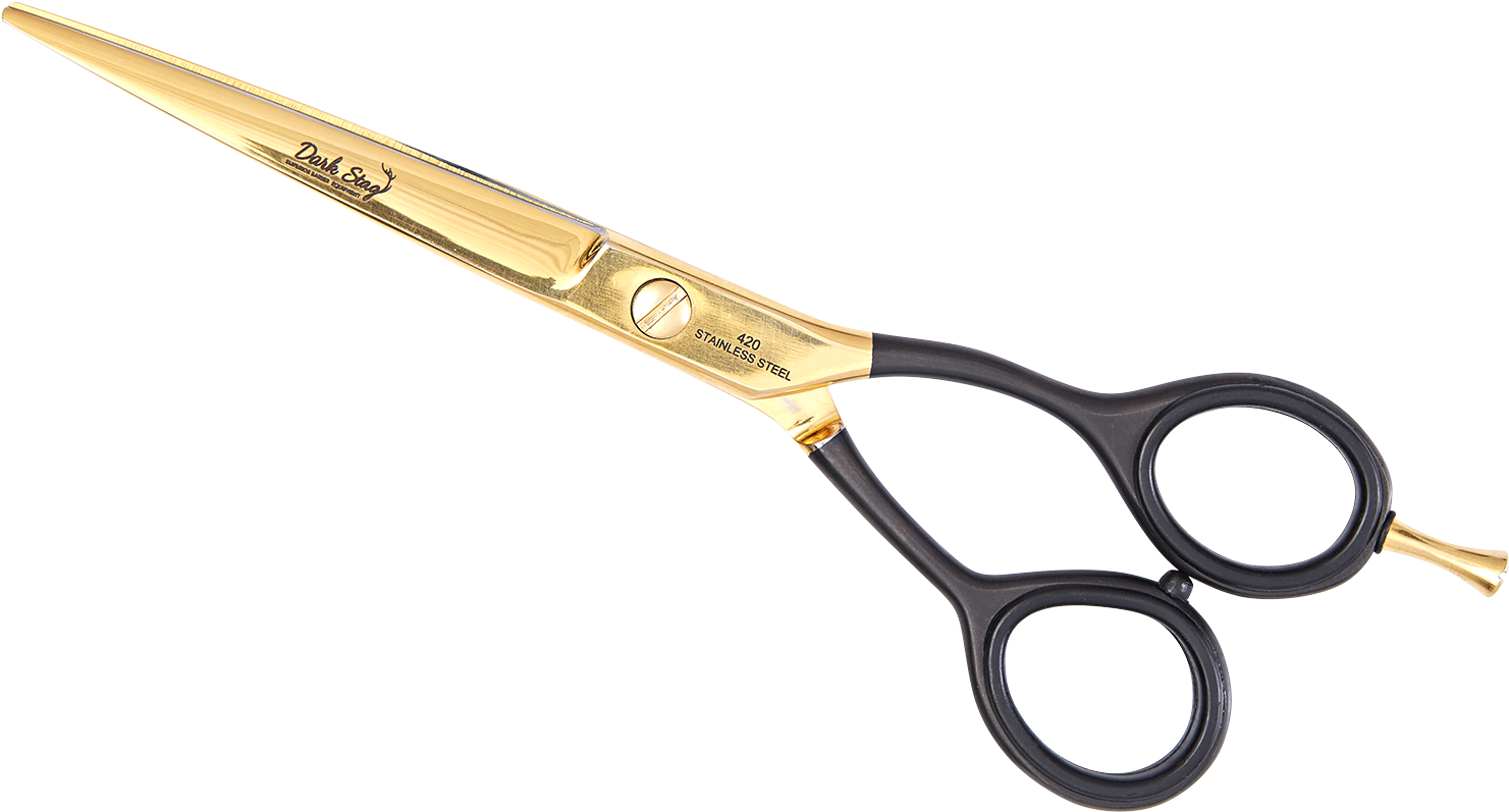 Professional Barber Scissors PNG Image