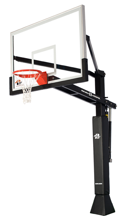 Professional Basketball Hoop Isolated PNG Image