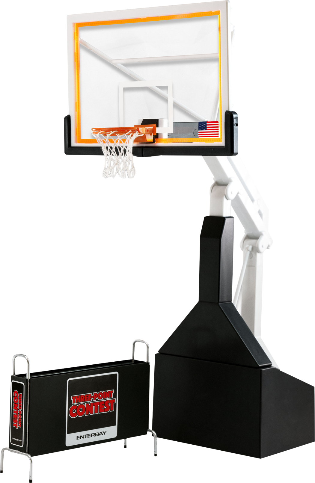 Professional Basketball Hoop Setup PNG Image