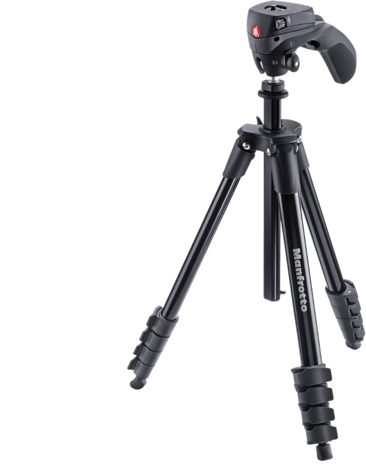 Professional Black Tripod PNG Image