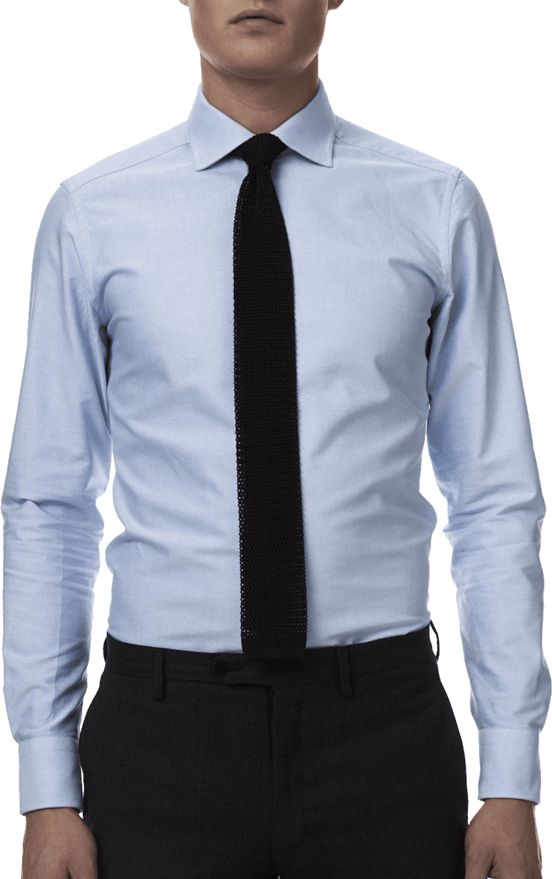 Professional Blue Dress Shirtand Tie PNG Image