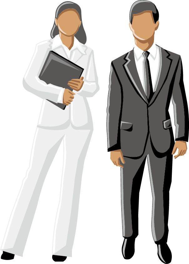 Professional Business Team Vector PNG Image