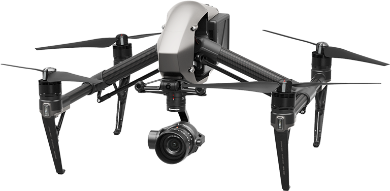 Professional Camera Drone Isolated PNG Image