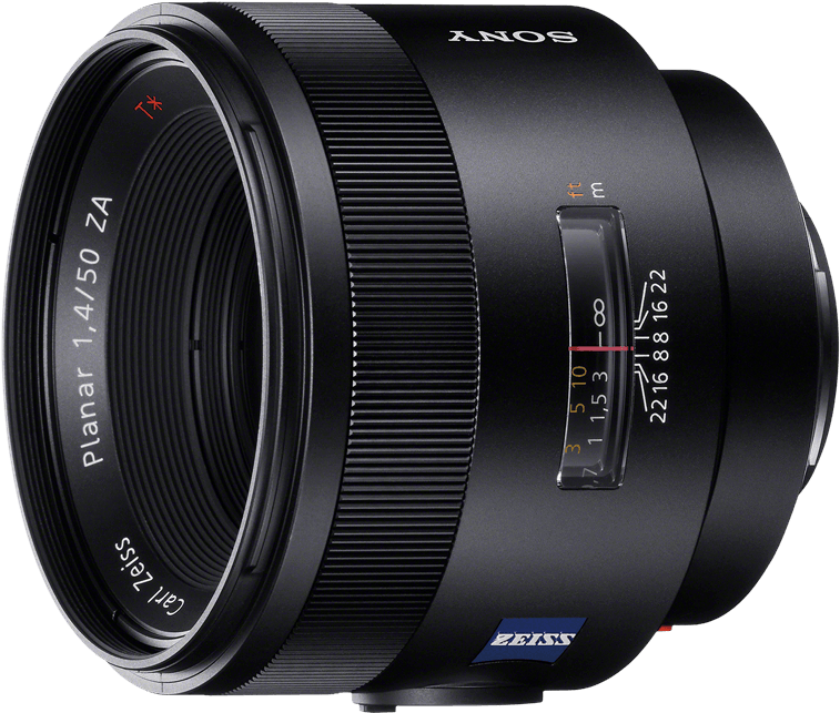 Professional Camera Lens Zeiss Planar PNG Image