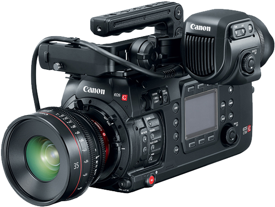 Professional Canon Cinema Camera PNG Image