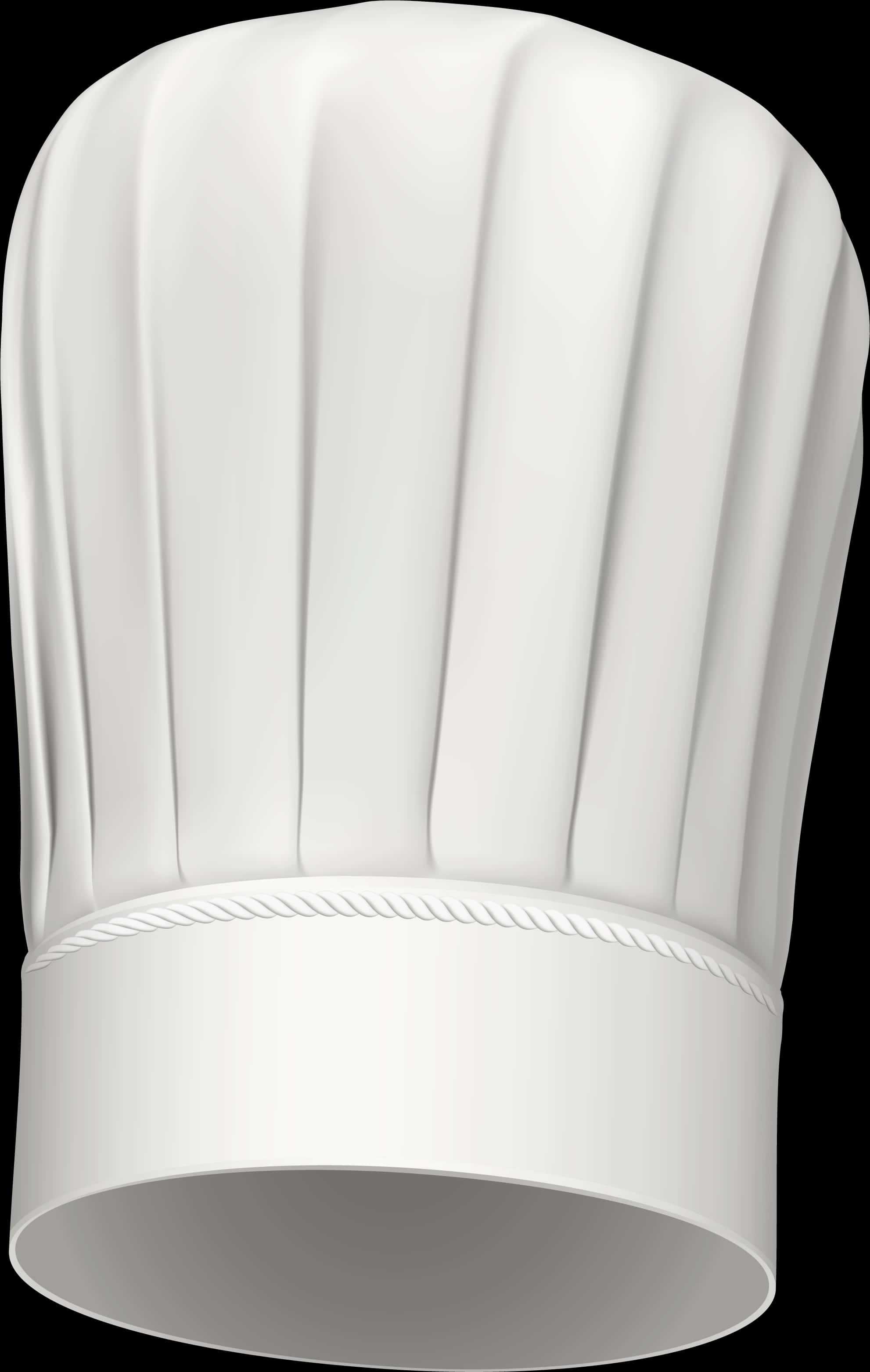 Professional Chef Hat White Background.jpg PNG Image