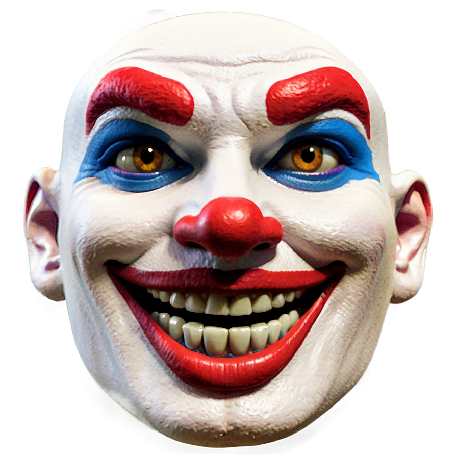 Professional Clown Face Art Png Vys PNG Image