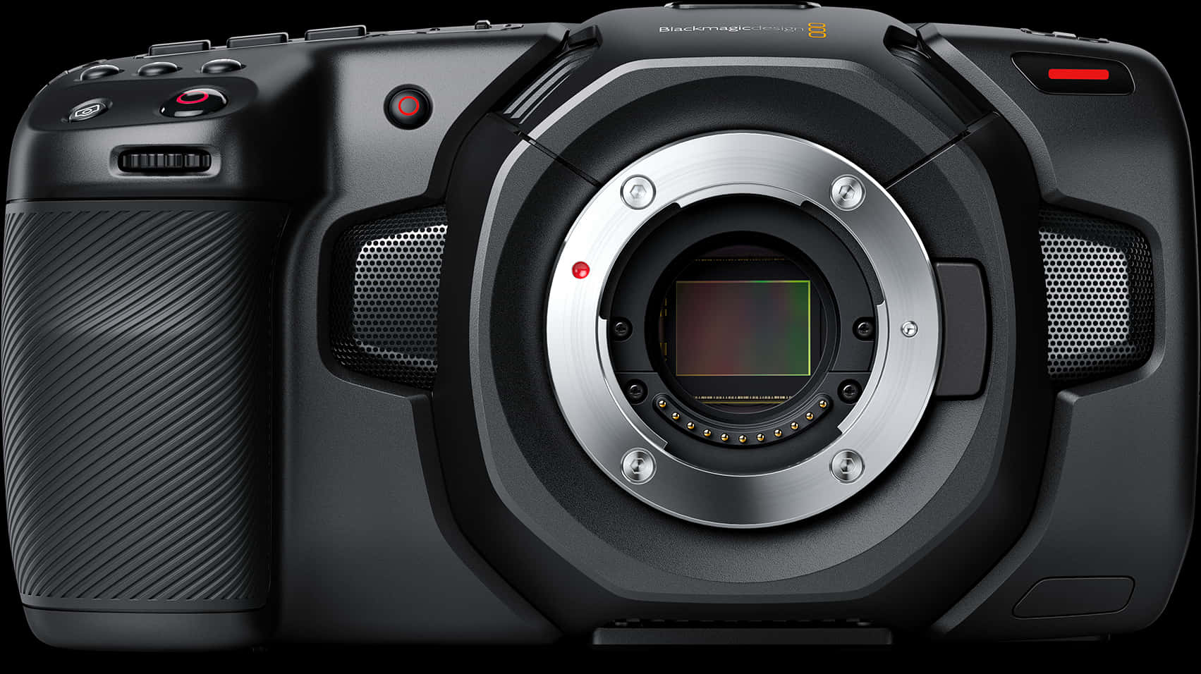 Professional Digital Camera Body PNG Image