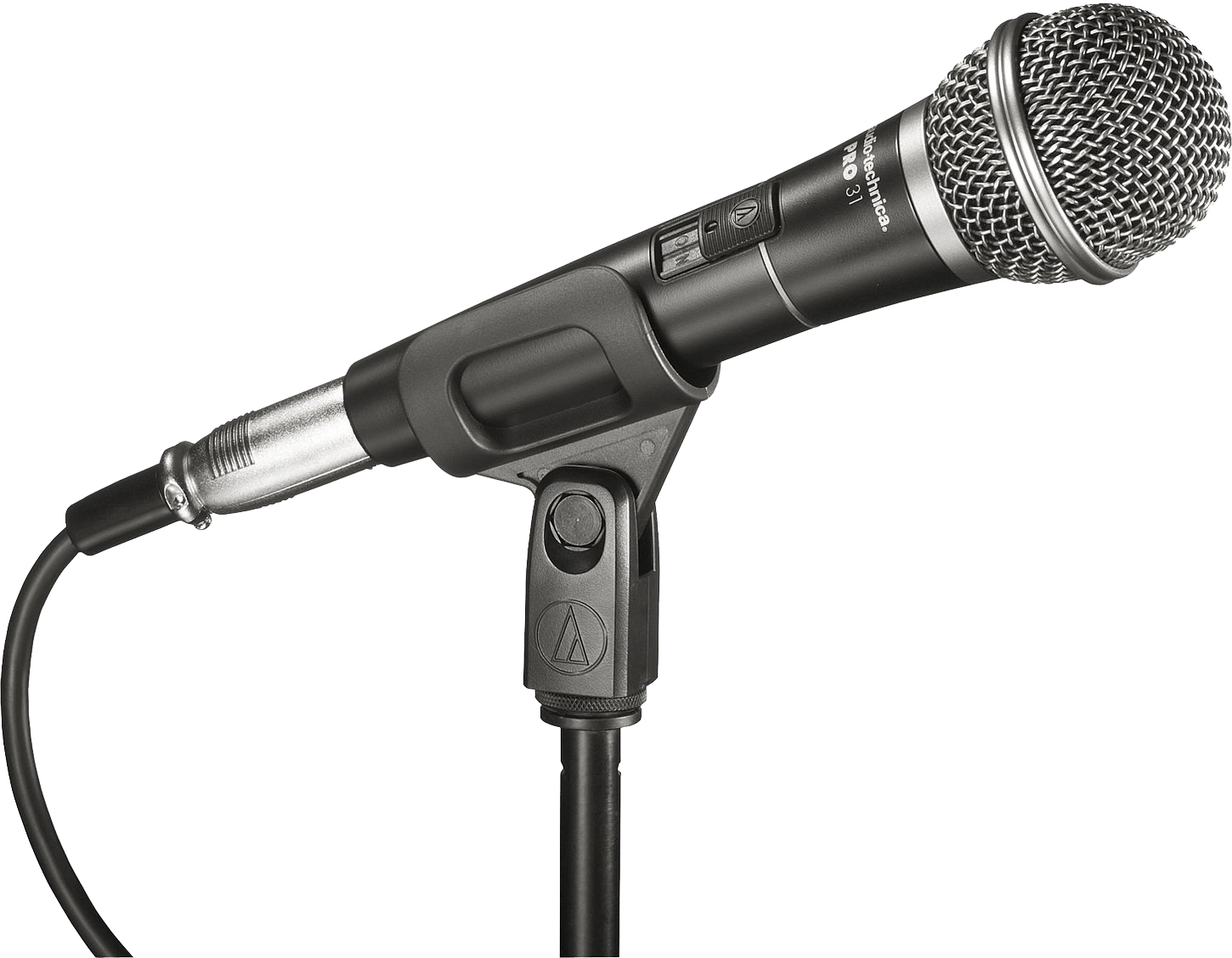 Professional Dynamic Microphone PNG Image