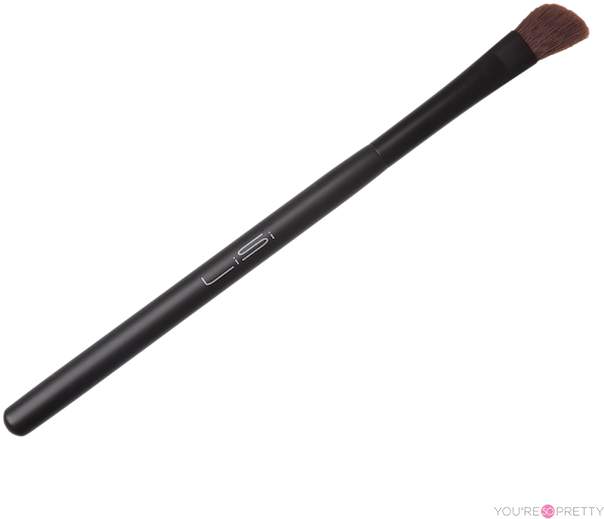 Professional Eyeshadow Brush Black Handle PNG Image