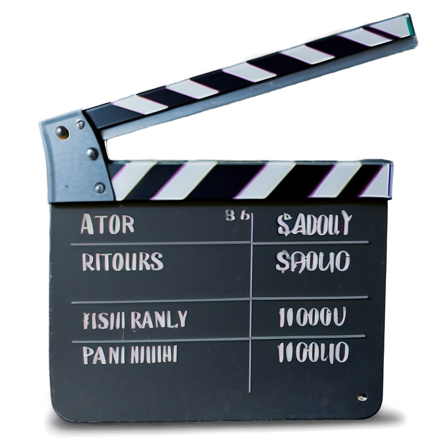 Professional Film Slate Image Png Rwh PNG Image