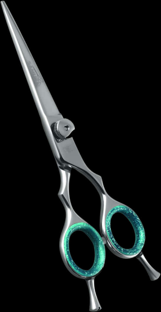 Professional Hairdressing Scissors PNG Image