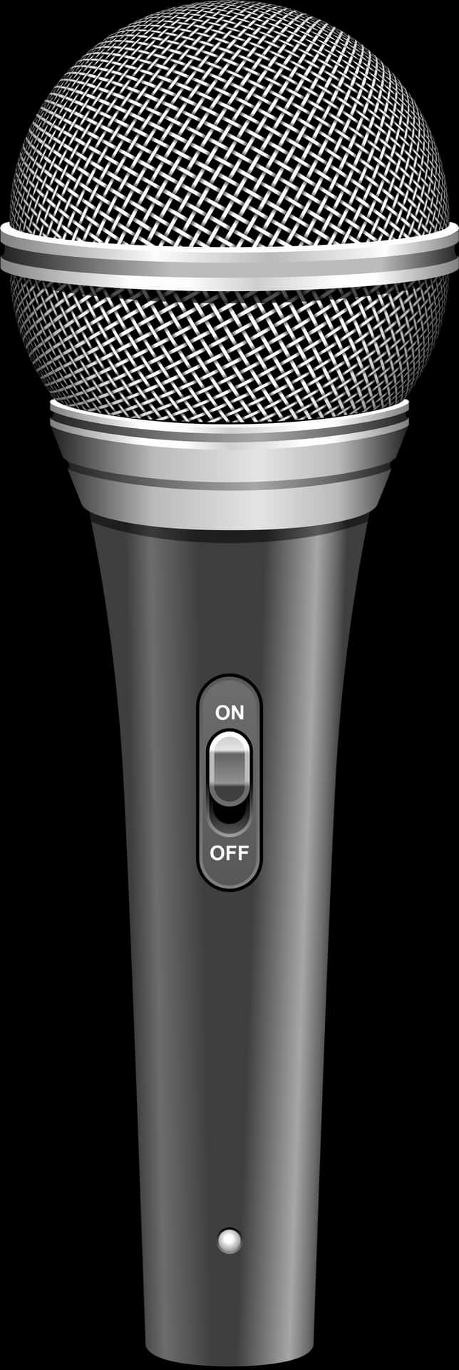 Professional Handheld Microphone PNG Image