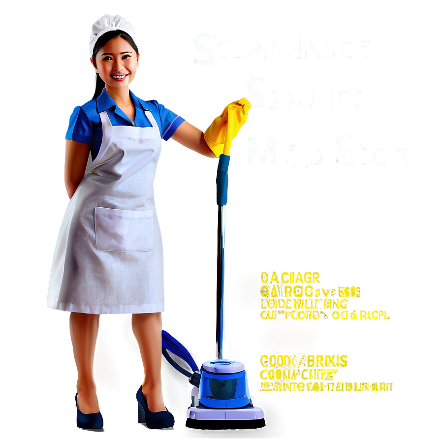 Professional Maid Service Png Nkh38 PNG Image