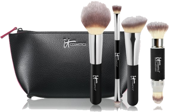 Professional Makeup Brush Setwith Case PNG Image