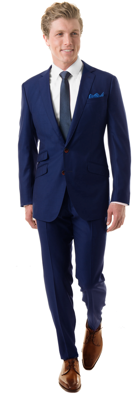 Professional Manin Blue Suit PNG Image