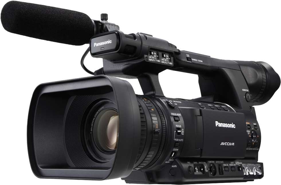 Professional Panasonic Camcorder PNG Image