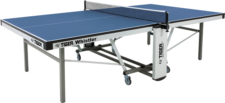 Professional Ping Pong Table T I G E R Whistler PNG Image