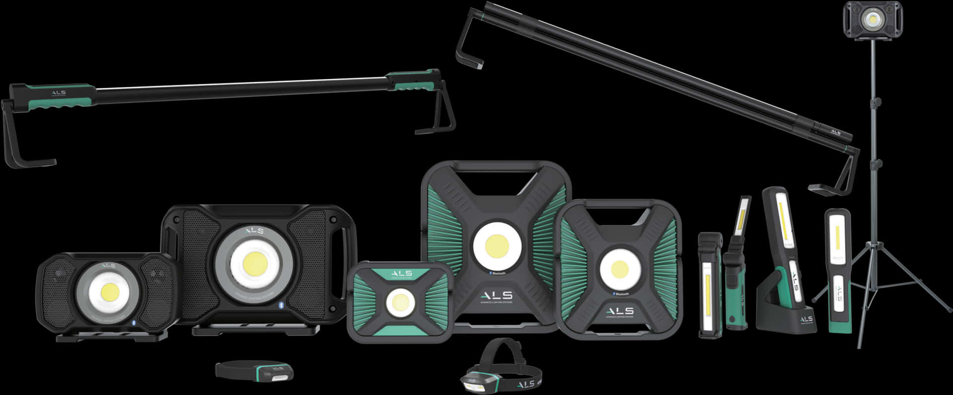 Professional Portable Lighting Equipment Set PNG Image