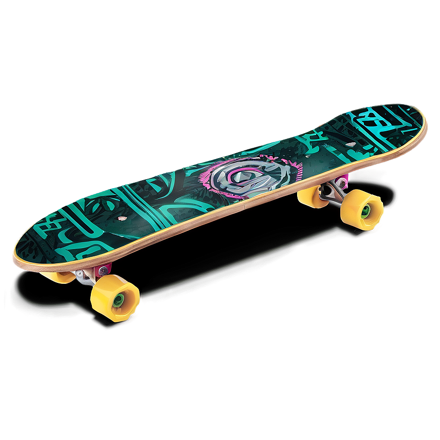 Professional Skateboard Deck Art Png Bnp14 PNG Image