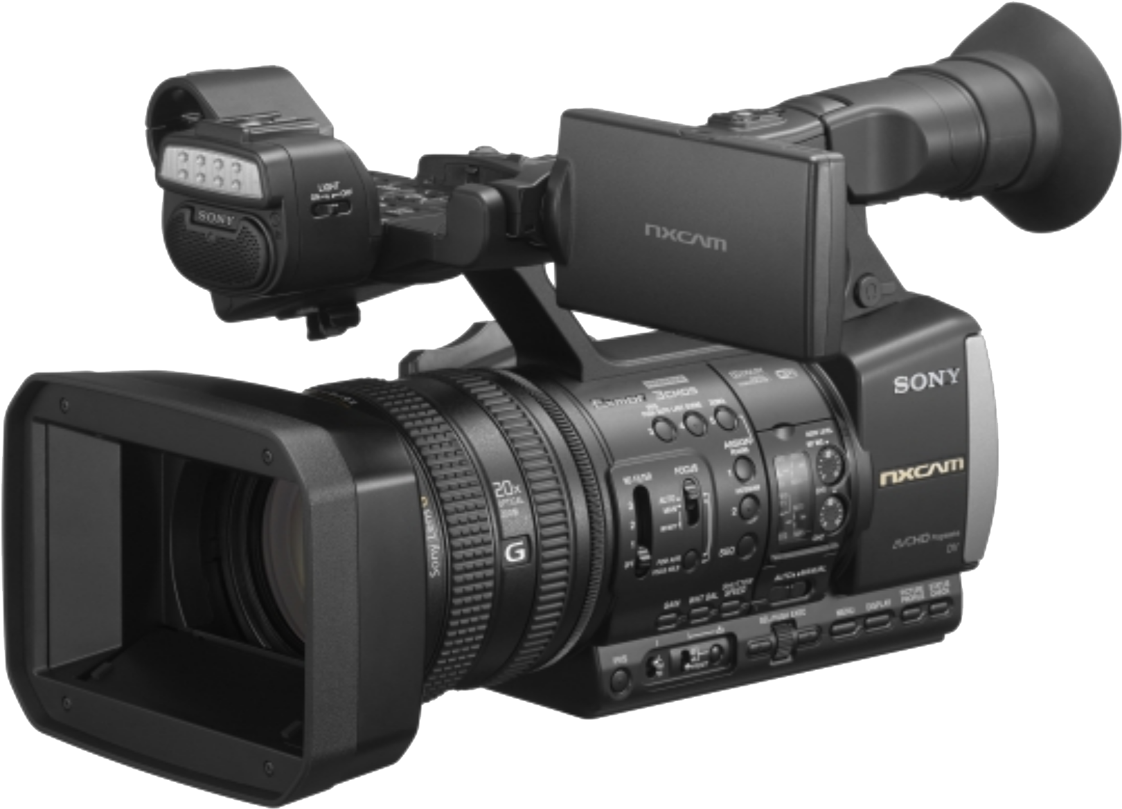 Professional Sony Camcorder PNG Image