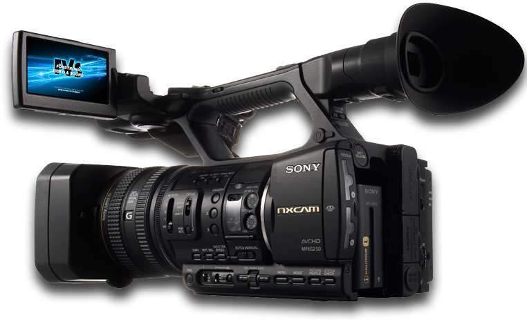 Professional Sony Camcorder PNG Image