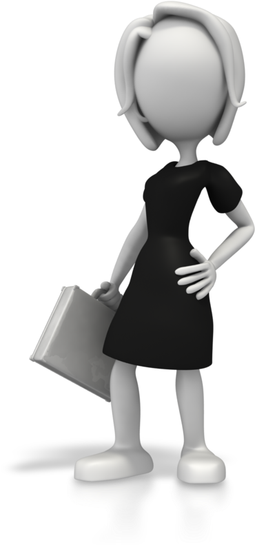 Professional3 D Animated Businesswoman PNG Image