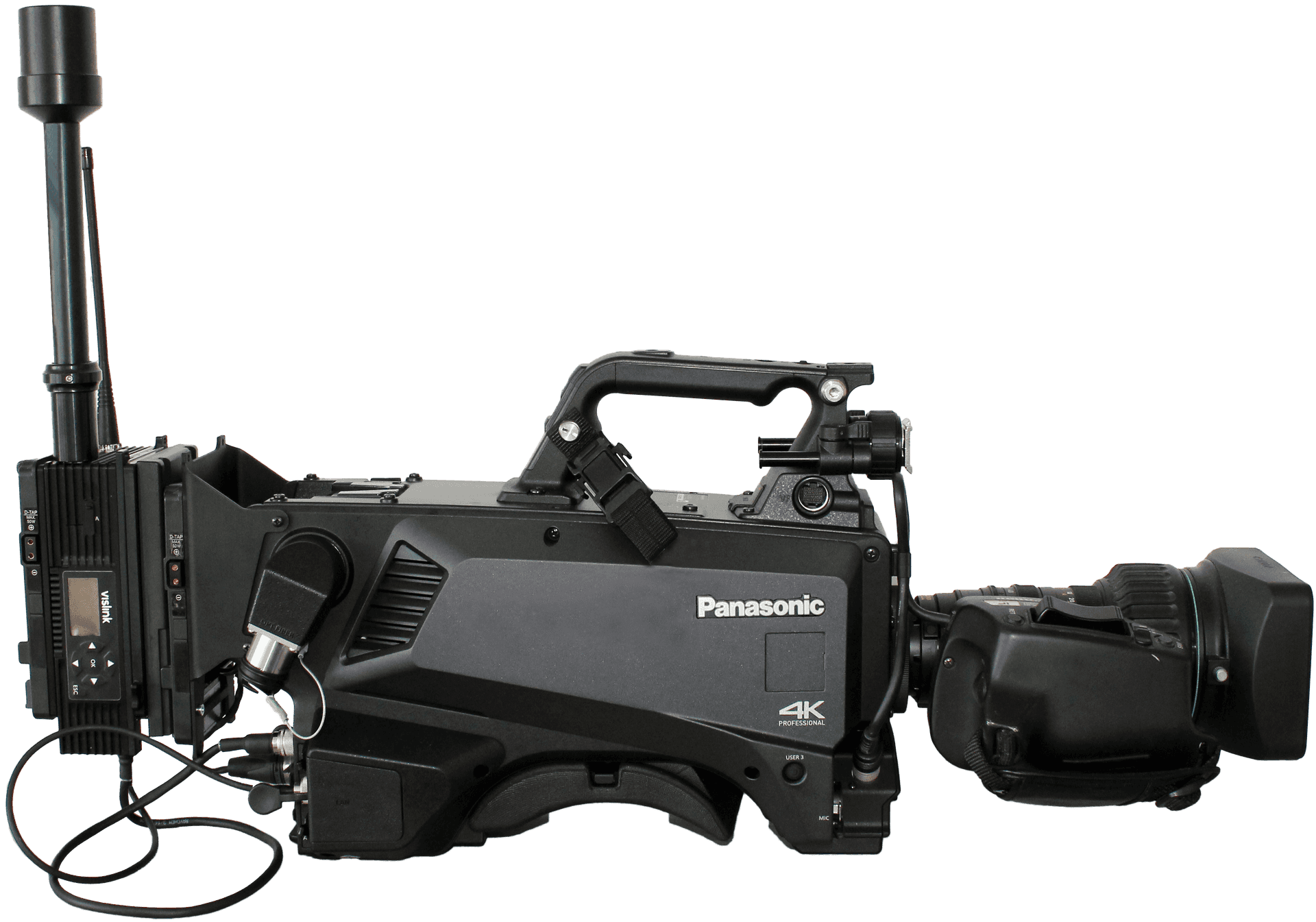 Professional4 K Broadcast Camera PNG Image