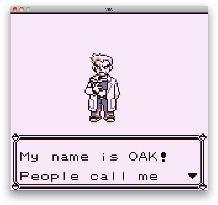 Professor Oak Introduction Pokemon Game PNG Image