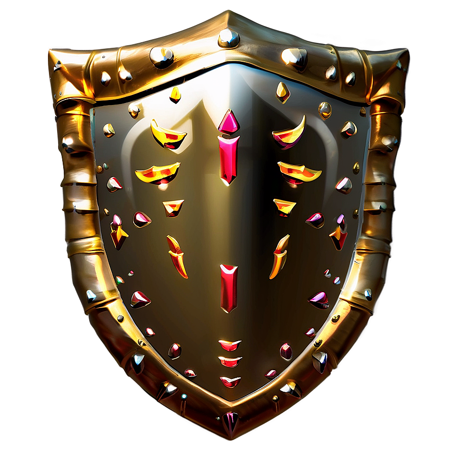 Protector's Gold Shield Png 82 PNG Image