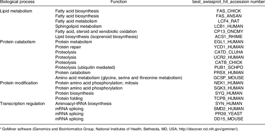 Protein_ Functions_and_ Associated_ Genes_ Chart PNG Image