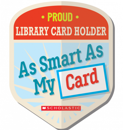 Proud Library Card Holder Sticker PNG Image