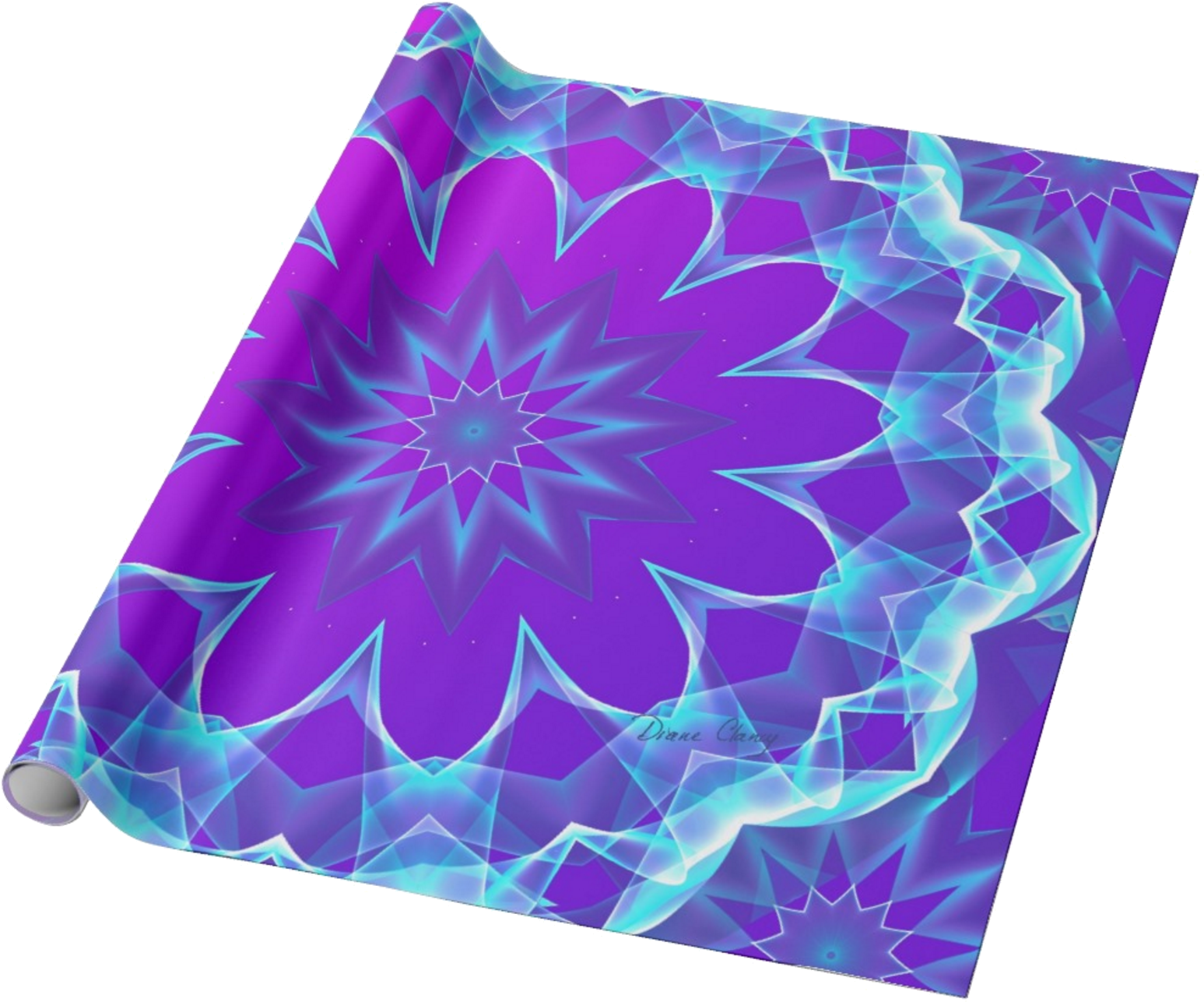 Psychedelic Mandala Pattern PNG Image