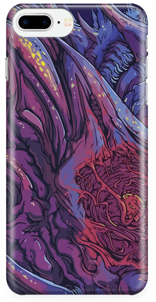 Psychedelic Phone Case Design PNG Image