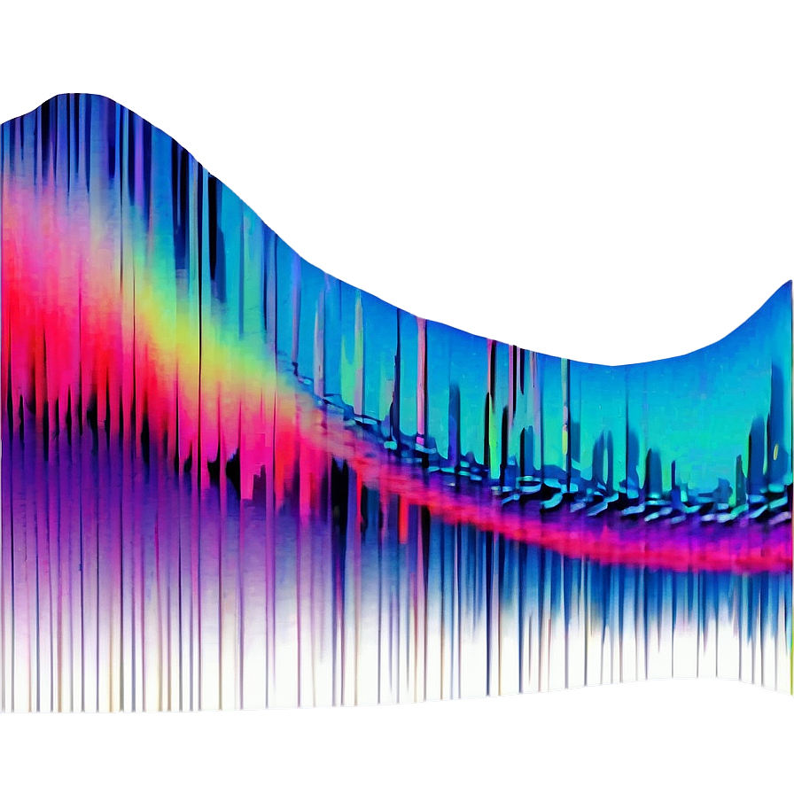 Psychedelic Sound Wave Png Mpo PNG Image