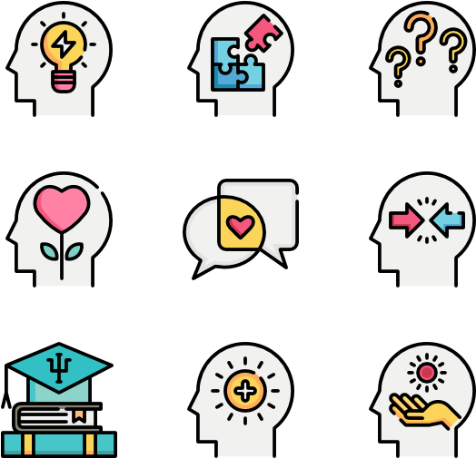 Psychological_ Concepts_ Icons_ Set PNG Image